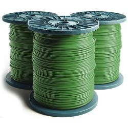 22 Gauge Insulated Stranded Green Wire With Color Striping - Sold By The Foot